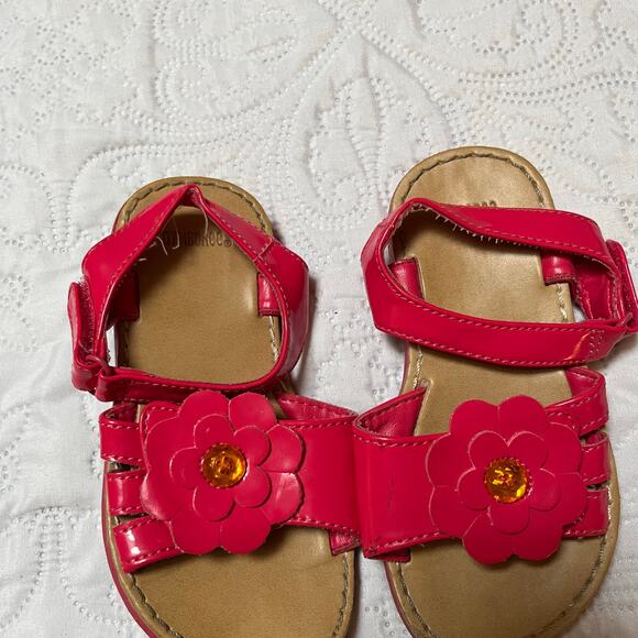 Gymboree Flower Sandals Size 9 - Picture 4 of 4
